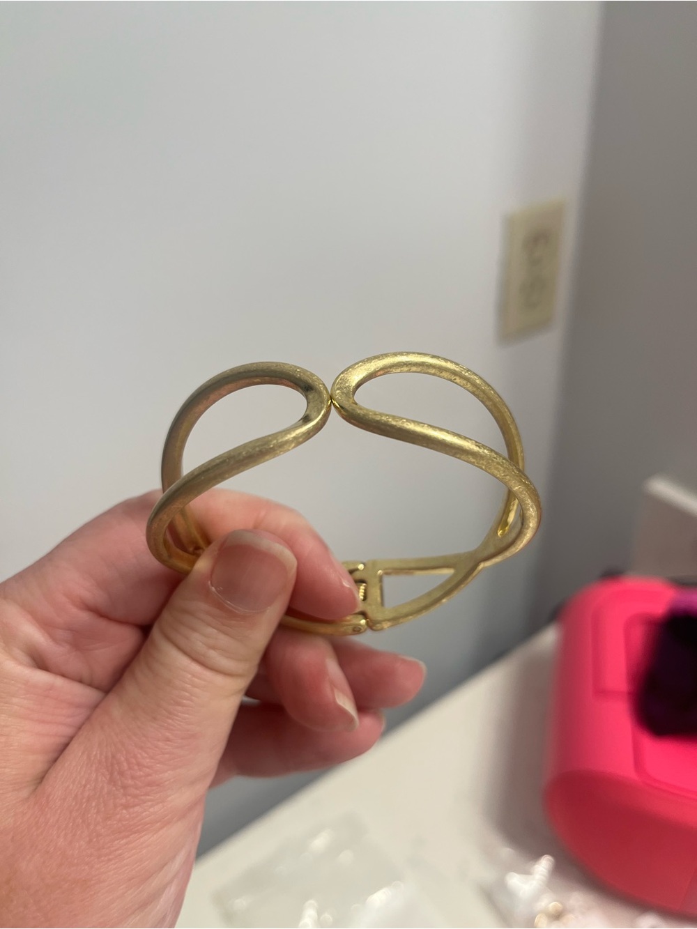 Lucky brand Cuff - brushed gold metal